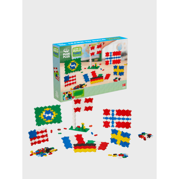 Plus-Plus - Learn To Build Flags of the World - (3932)