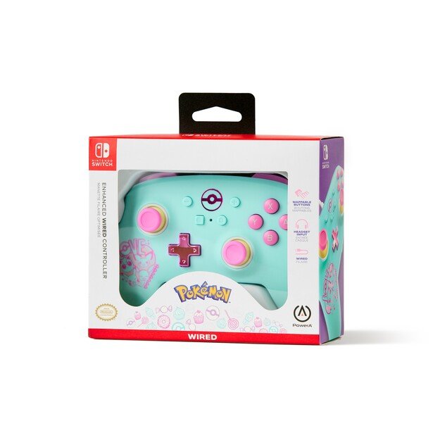 PowerA Enhanced Wired Controller - Nintendo Switch - Pokémon: Sweet Friends