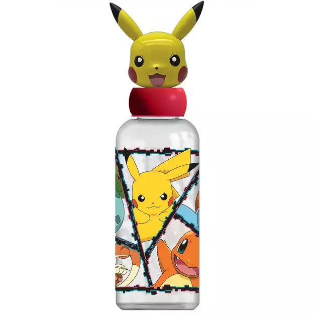 Stor - Water Bottle w/3D Figurine 560 ml - Pokémon (088808723-10127)