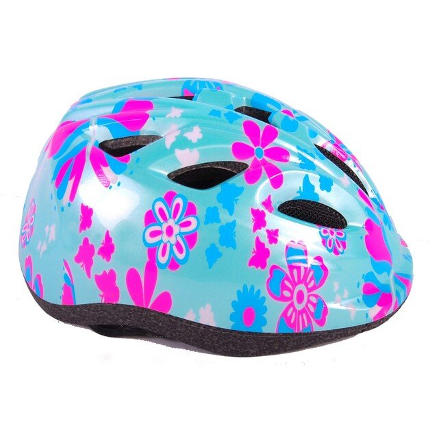 Volare - Kids bike helmet XS small 47-51cm - Green/Pink (825)