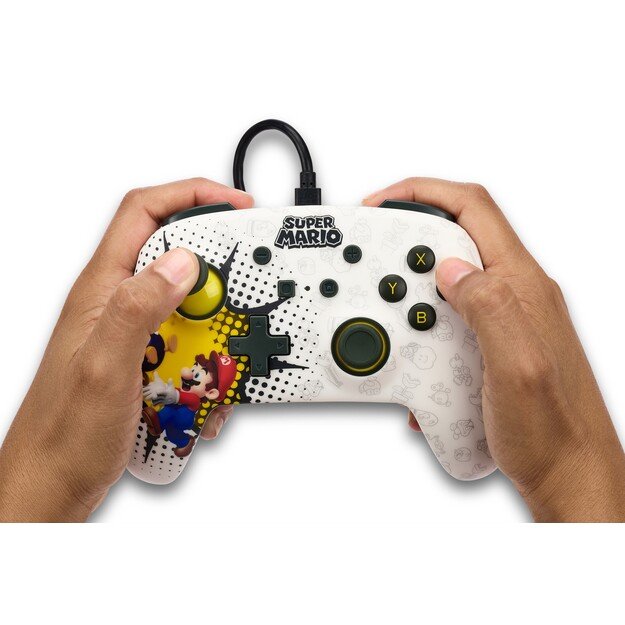 PowerA Enhanced Wired Controller for Nintendo Switch - Bob-omb Blast