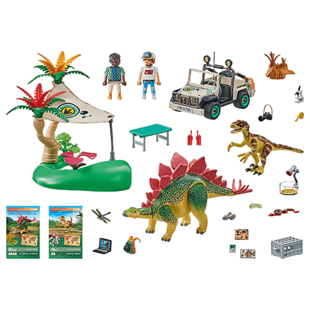 Playmobil - Research camp with dinos (71523)