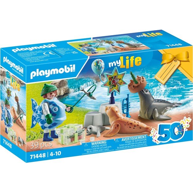 Playmobil - Keeper with Animals (71448)