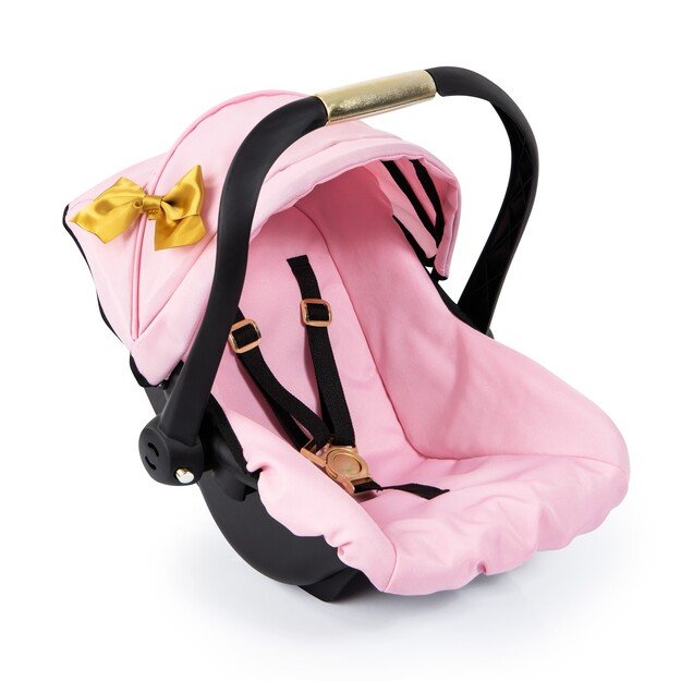 Bayer - Deluxe Car Seat with Cannopy - Gold Bow (67990AA)