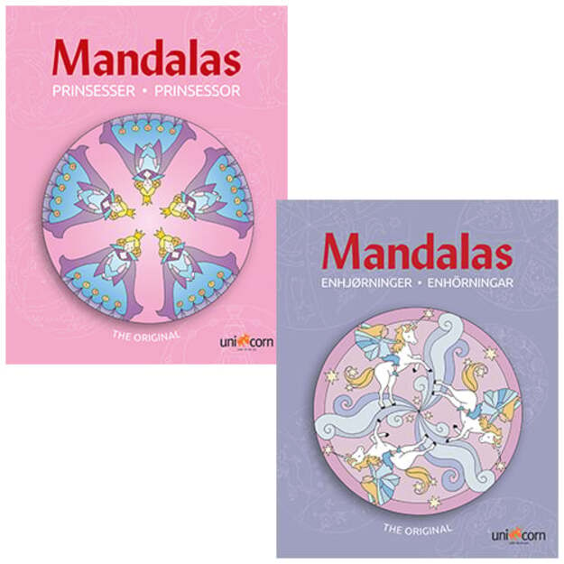 Mandalas - Twin Pack - Princesses & Unicorns (104940)