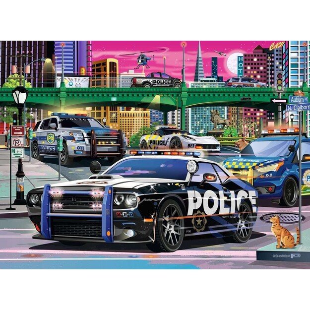 Ravensburger - Puzzle Police On Patrol 150p