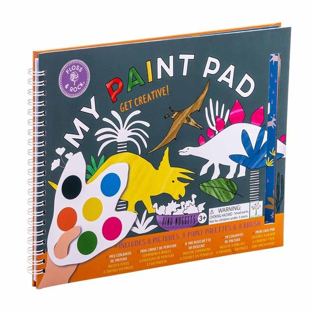 FLOSS & ROCK - My Painting Pad Dino  - (46P6558)