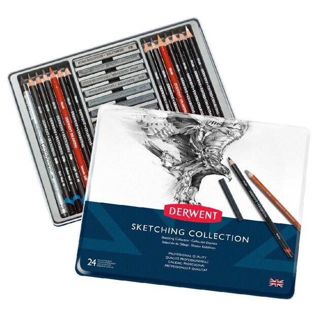 Derwent - Sketching Collection, 24 Tin