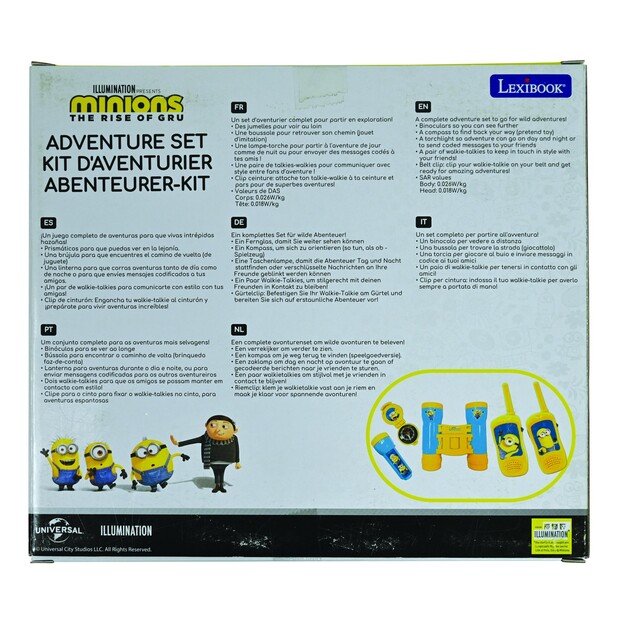 Lexibook - Minions Adventure set with Walkie Talkies (120m) (RPTW12DES)