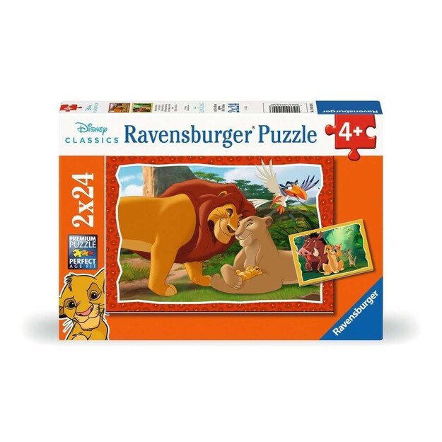 Ravensburger - Puzzle The Lion King 2x24p