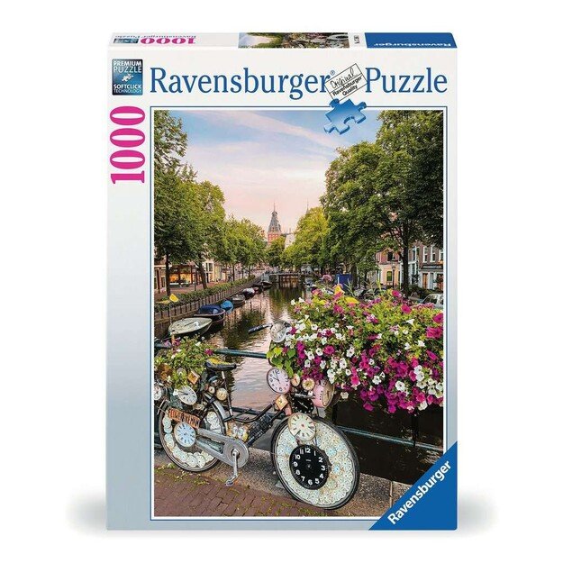 Ravensburger - Puzzle Bicycle Amsterdam 1000p