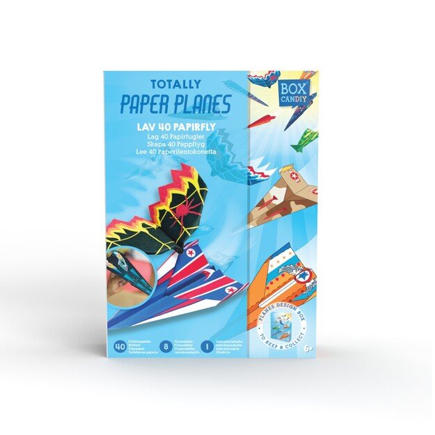 BOX CANDIY - Paper Airplanes Art - Totally Paper Planes - (BC-1915)