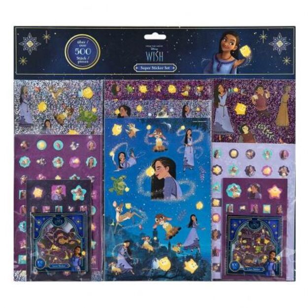 Undercover - Disney Wish - Super Sticker Sæt (6600000066)