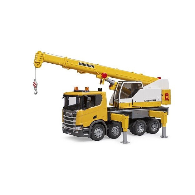 Bruder - Scania Super 560R Liebherr crane truck with Light & Sound (03571)