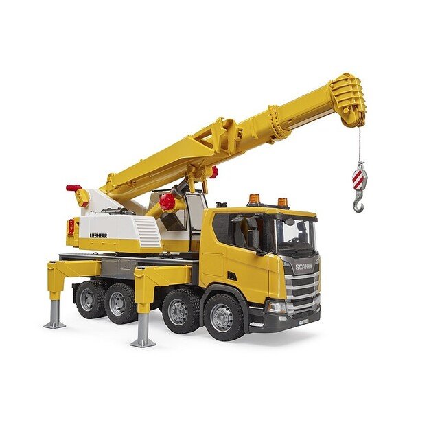 Bruder - Scania Super 560R Liebherr crane truck with Light & Sound (03571)