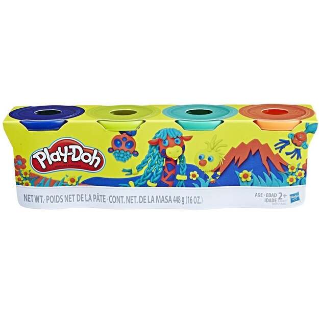 Play Doh - 4 Tubs (B5517)