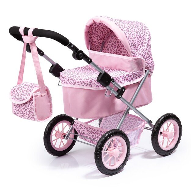 Bayer - Dolls Pram Trendy - Pink Leopard Print (13002AA)