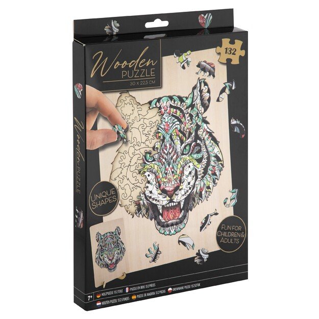 Grafix - Wooden Puzzle - Tiger (132 pcs) (400062)