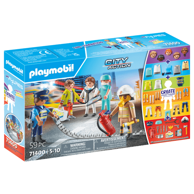 Playmobil - My Figures: Rescue Team (71400)