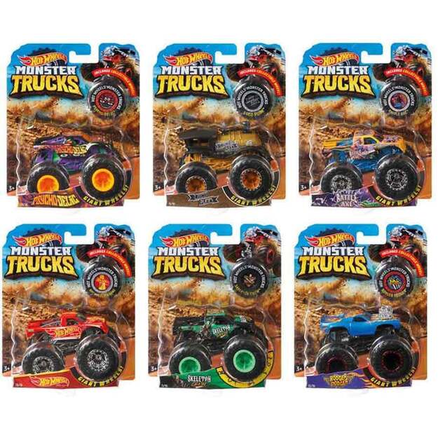 Hot Wheels - Asst  Monster Trucks 1:64 (FYJ44)