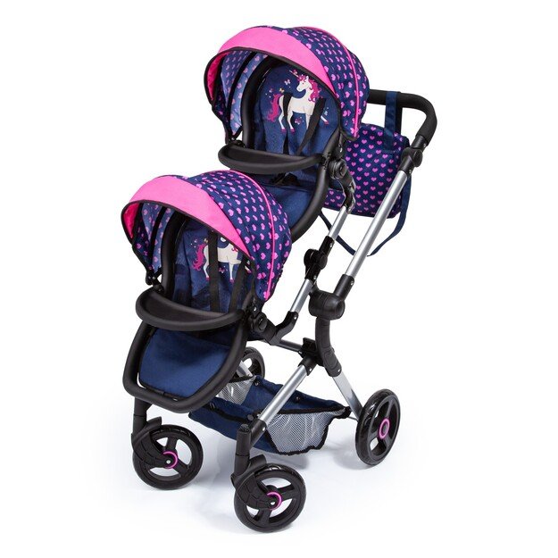 Bayer - Twin Pram - Neo - Purple (26254AA)