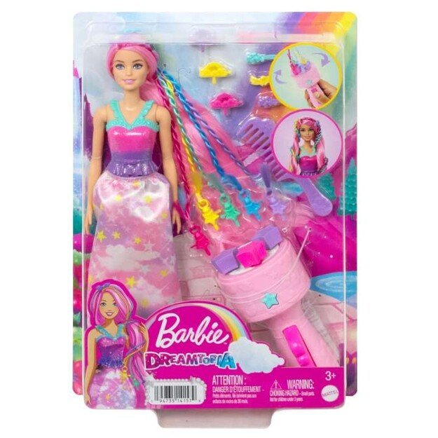 Barbie - Dreamtopia Twist n' Style Doll and Hairstyling (HNJ06)