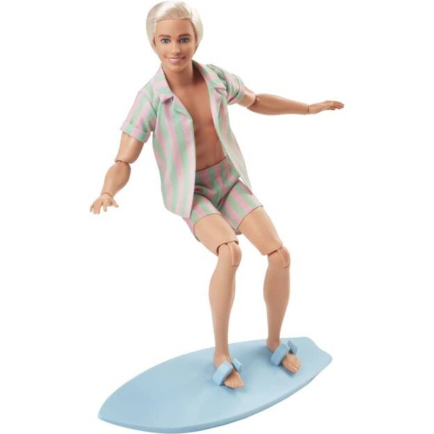 Barbie - Movie Beaching Ken with Surf Board (HPJ97)