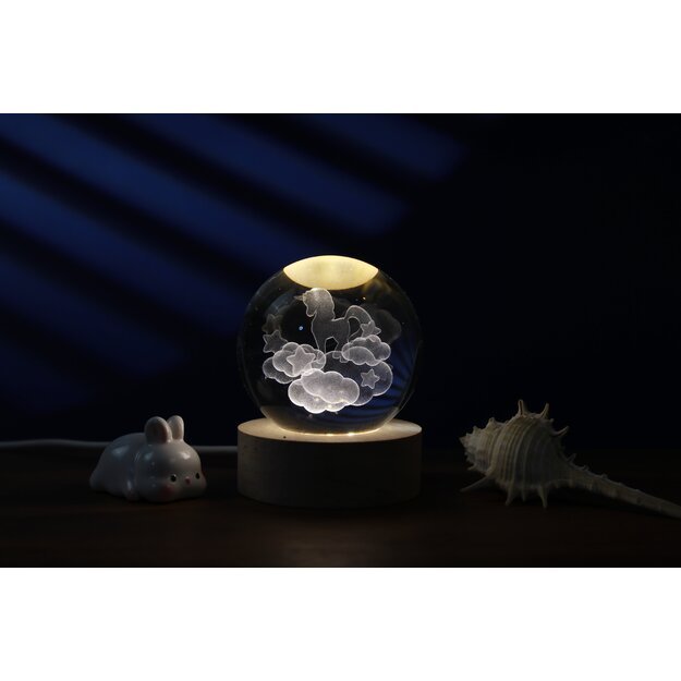 iTotal - Crystal Ball Lamp small - Unicorn (XL2723)