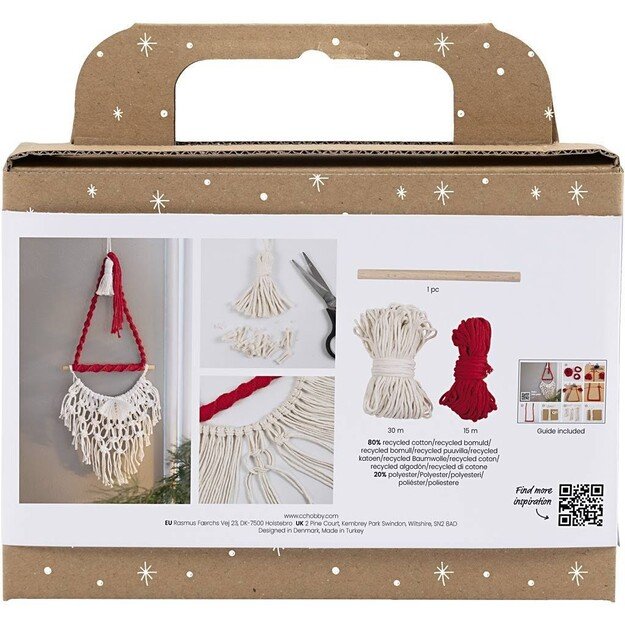 Mini DIY Kit - Macramé - Santa (977710)