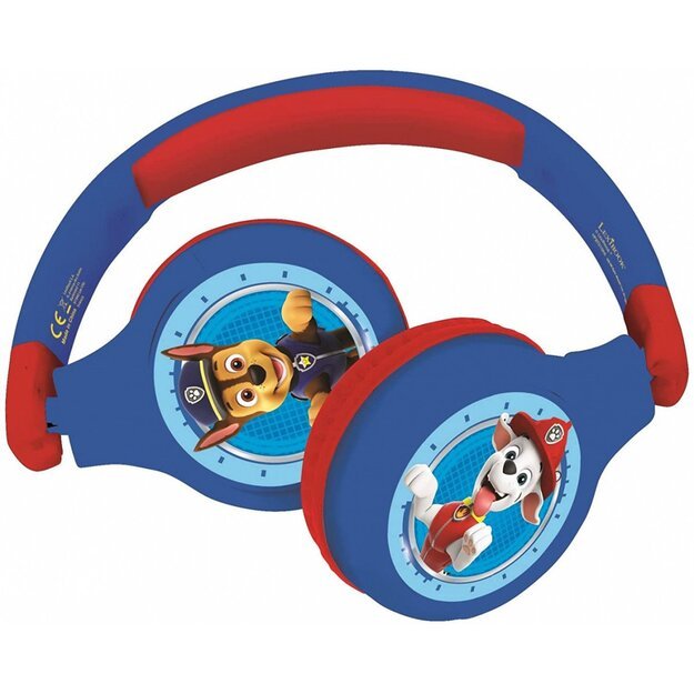 Lexibook - Paw Patrol - 2 in 1 Foldable Headphones (HPBT010PA)