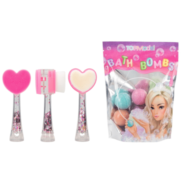 TOPModel Face Brush and Bath Bombs - Beauty and Me