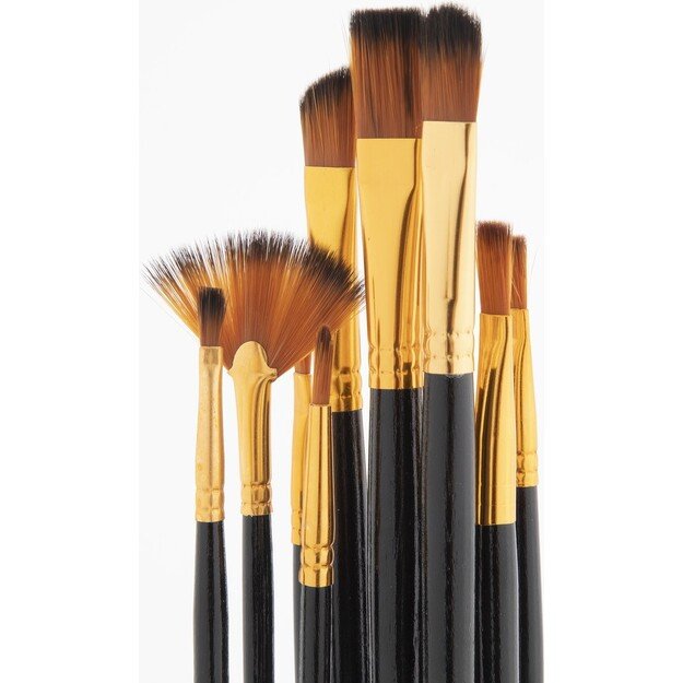 Nassau - Brush set with 12 brushes in screwable tube - (K-AR0827/GE)