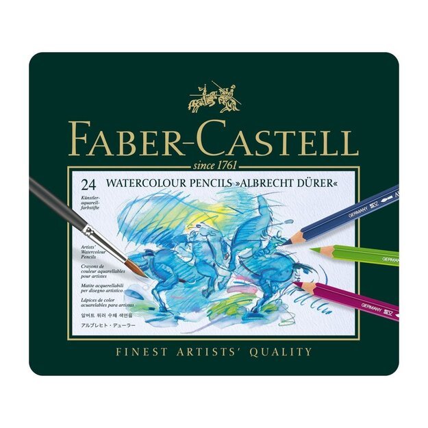 Faber-Castell - Watercolour pencil Albrecht Dürer tin of 24 (117524)