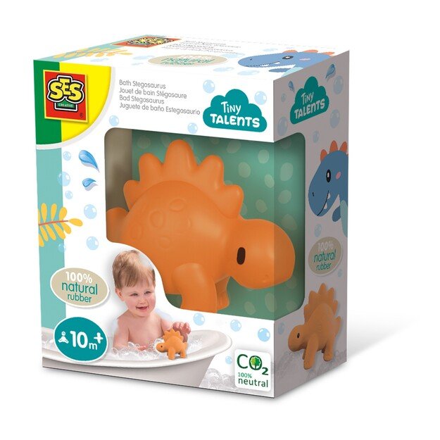 SES Creative - Bath Time - Stegosaurus - natural rubber - (S13213)