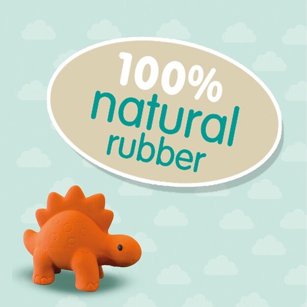 SES Creative - Bath Time - Stegosaurus - natural rubber - (S13213)