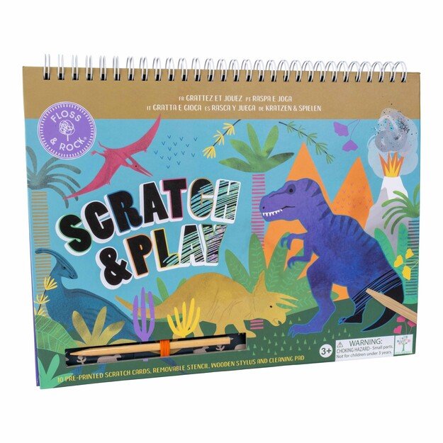 FLOSS & ROCK - Dino Scratch & Play  - (47P5973)