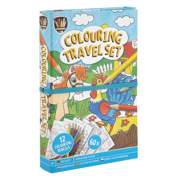 Colouring Travel Set - Farm