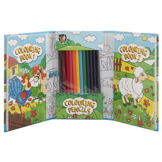 Colouring Travel Set - Farm