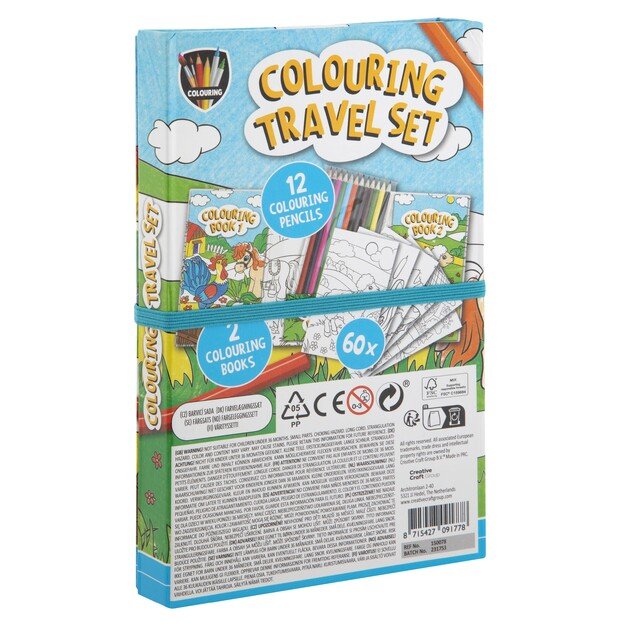 Colouring Travel Set - Farm