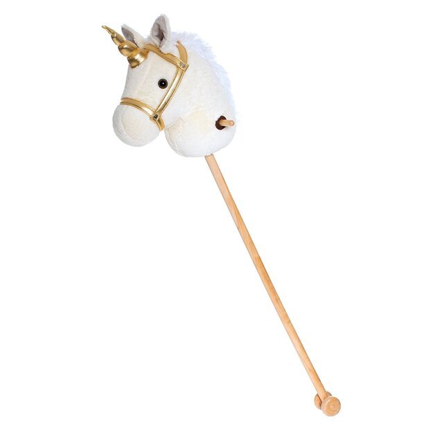 Teddykompagniet - Unicorn on stick, White (TK12598)