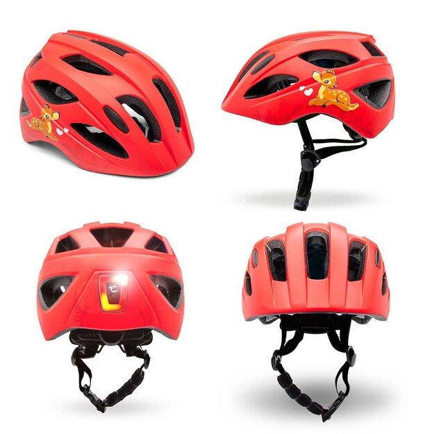 Crazy Safety - Cute Bicycle Helmet - Red (160101-09-01)