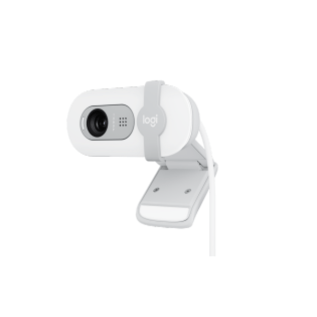 Logitech - Brio 100 Full HD Webcam - Off White