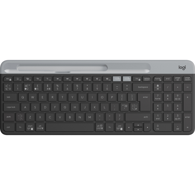 LOGITECH K580 Slim Multi-Device Wireless Keyboard GRAPHITE NORDIC