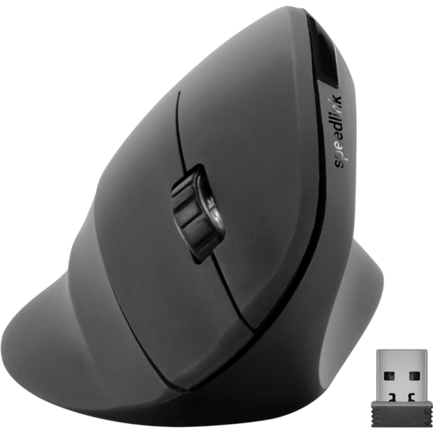 Speedlink - PIAVO Ergonomic Vertical Mouse - Wireless, rubberblack