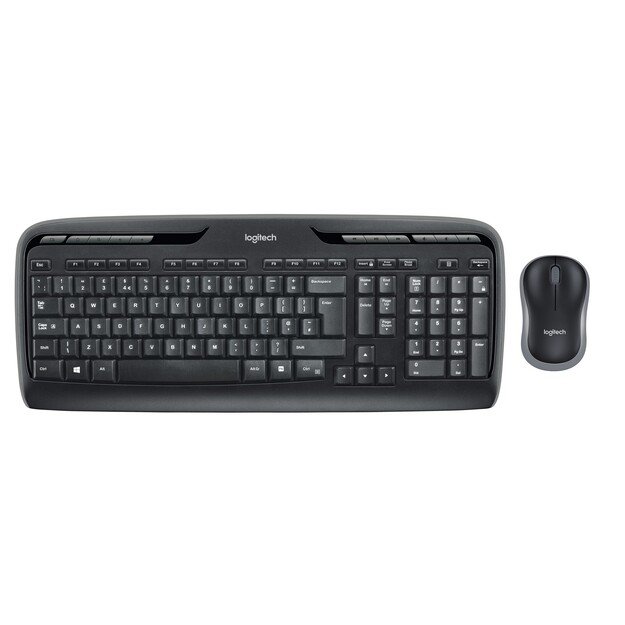 Logitech - Wireless Combo MK330 Mouse + Keyboard - Nordic Layout