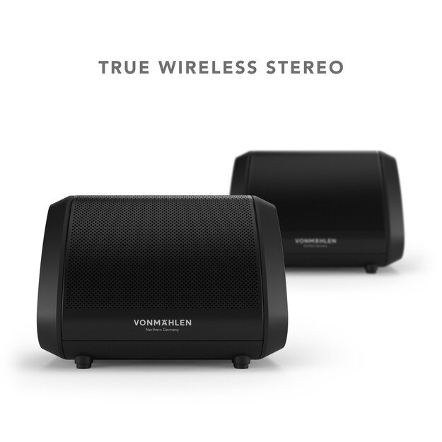 Vonmählen - Air Beats Mini - Compact Bluetooth Speaker, Black