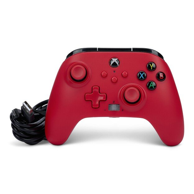 PowerA Enhanced Wired Controller - Xbox Series X/S - Artisan Red