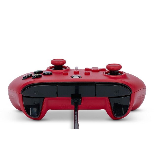 PowerA Enhanced Wired Controller - Xbox Series X/S - Artisan Red