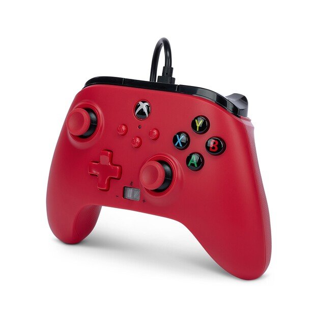 PowerA Enhanced Wired Controller - Xbox Series X/S - Artisan Red