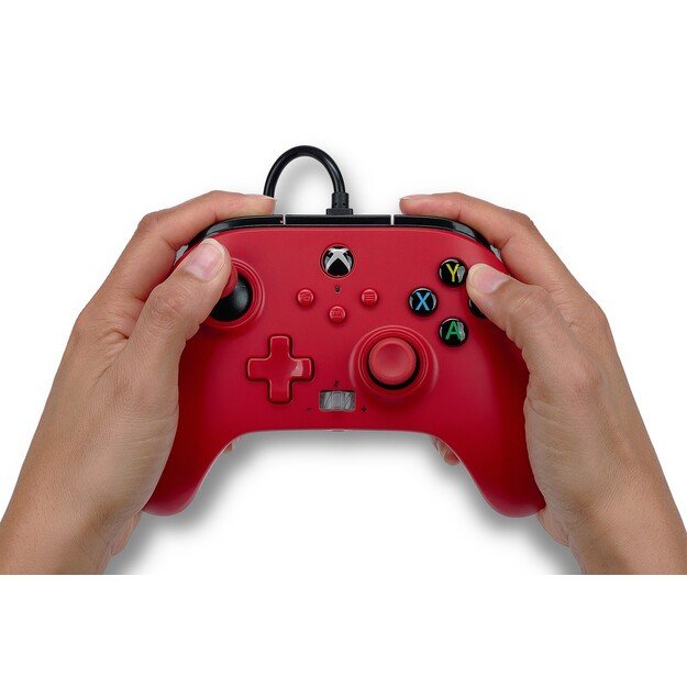 PowerA Enhanced Wired Controller - Xbox Series X/S - Artisan Red